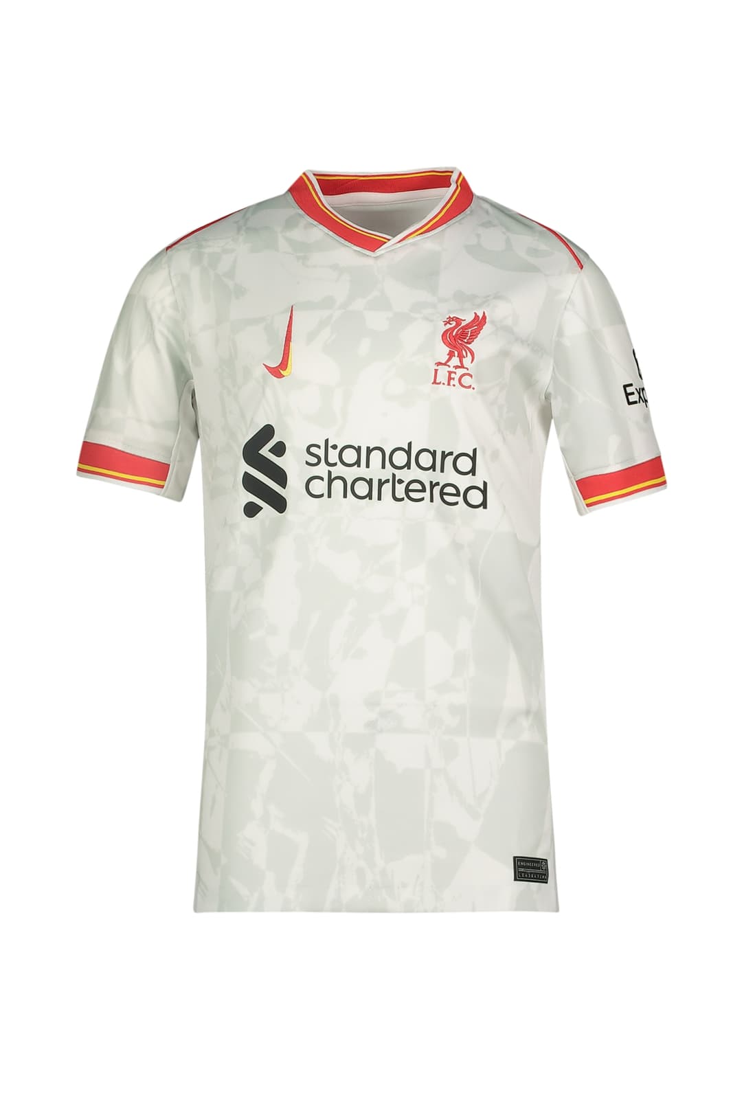 Nike Liverpool FC 3rd Replica Kinder Fussballtrikot 24/25 Weiss, , Größe: 128