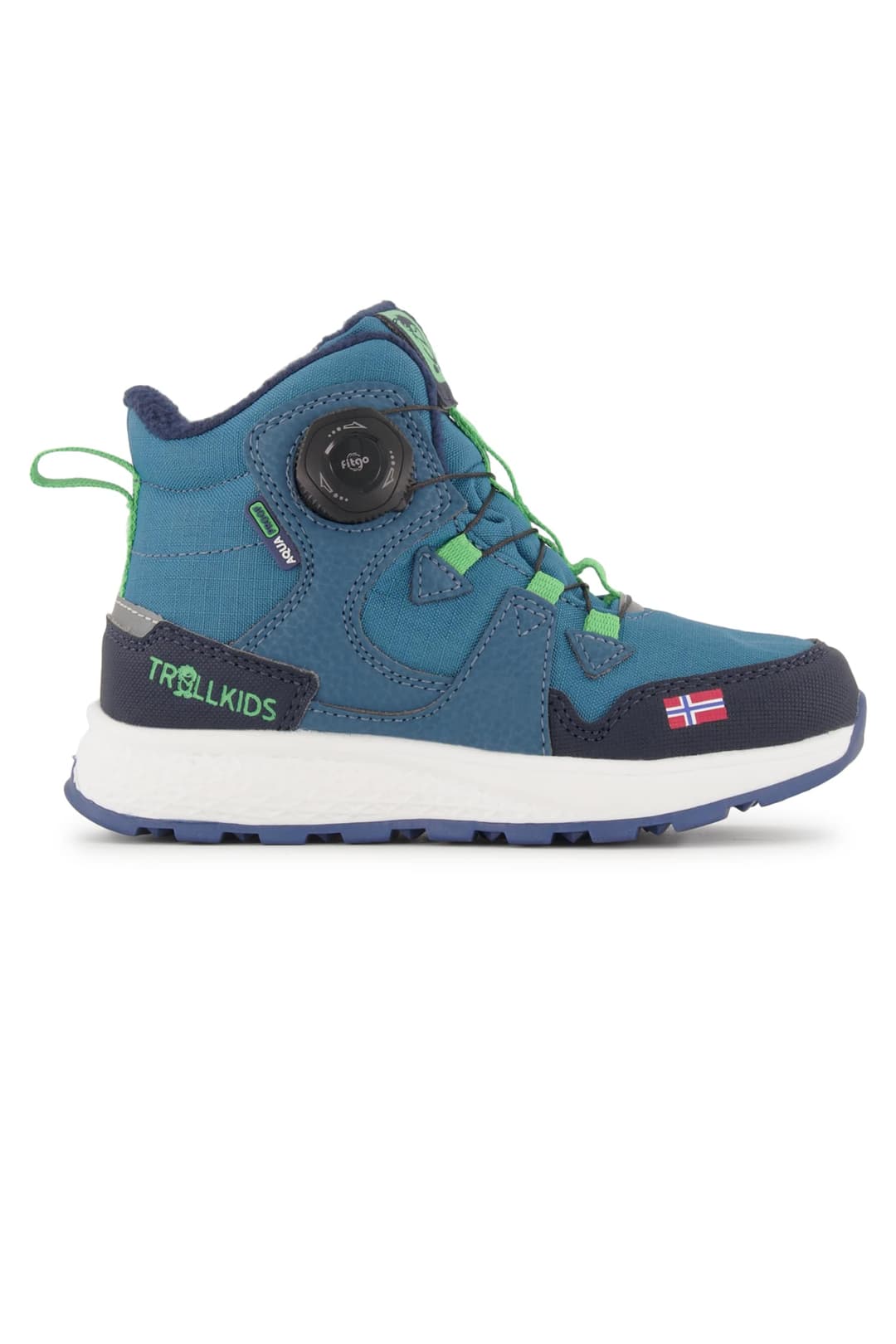 Trollkids Bergen Winter Mid Kinder Winterboot Blau, , Größe: 34