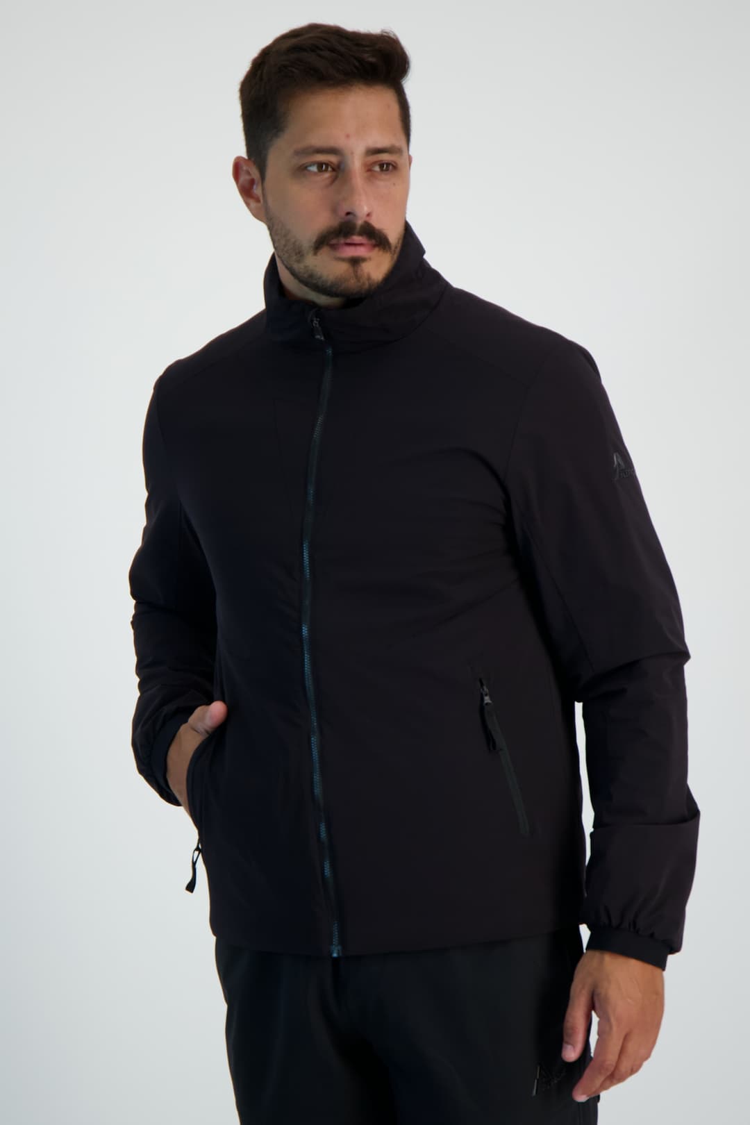 ALBRIGHT Pizol Herren Midlayer Schwarz, Herren, Größe: S
