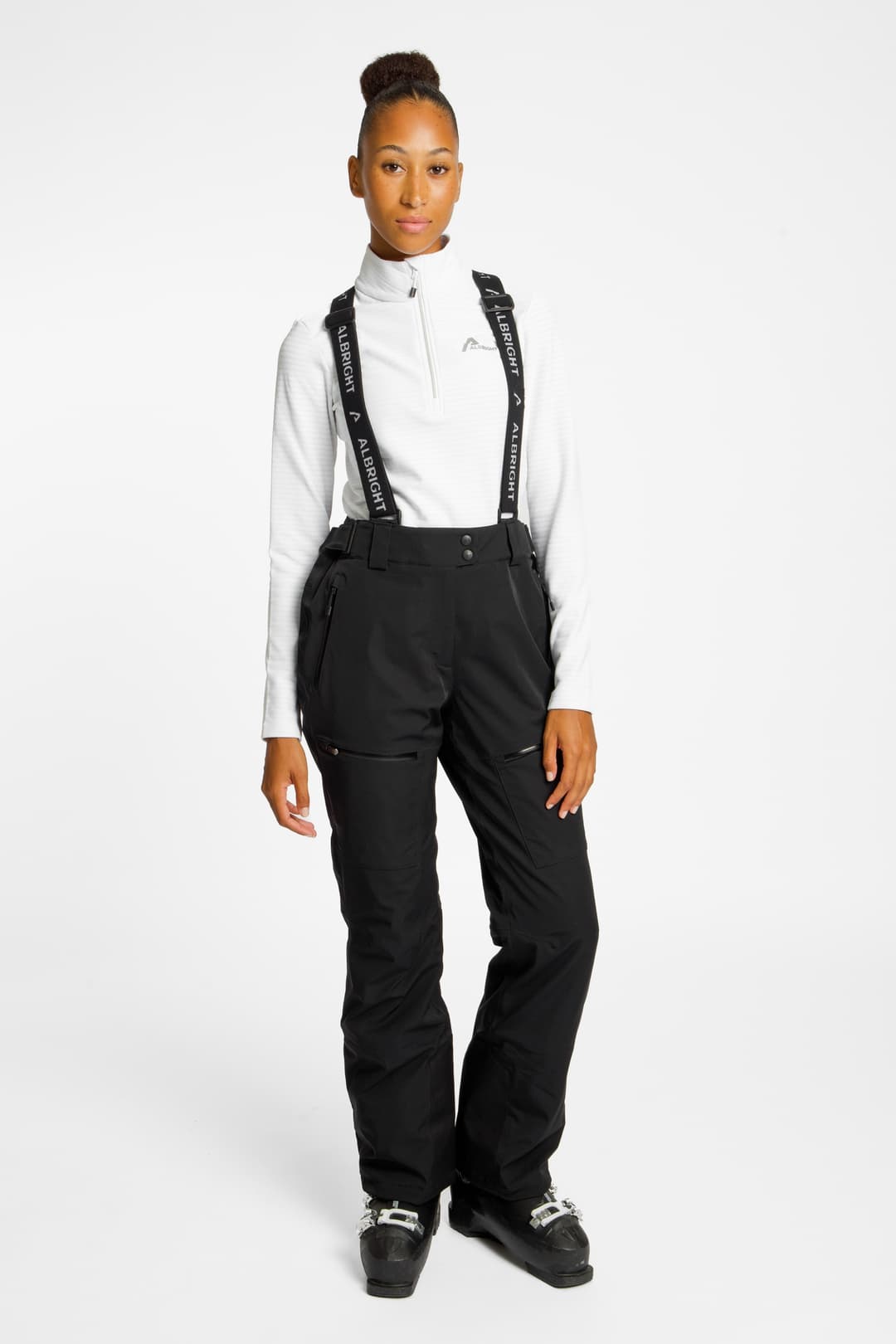 ALBRIGHT Andermatt Damen Skihose Schwarz, Damen, Größe: 40