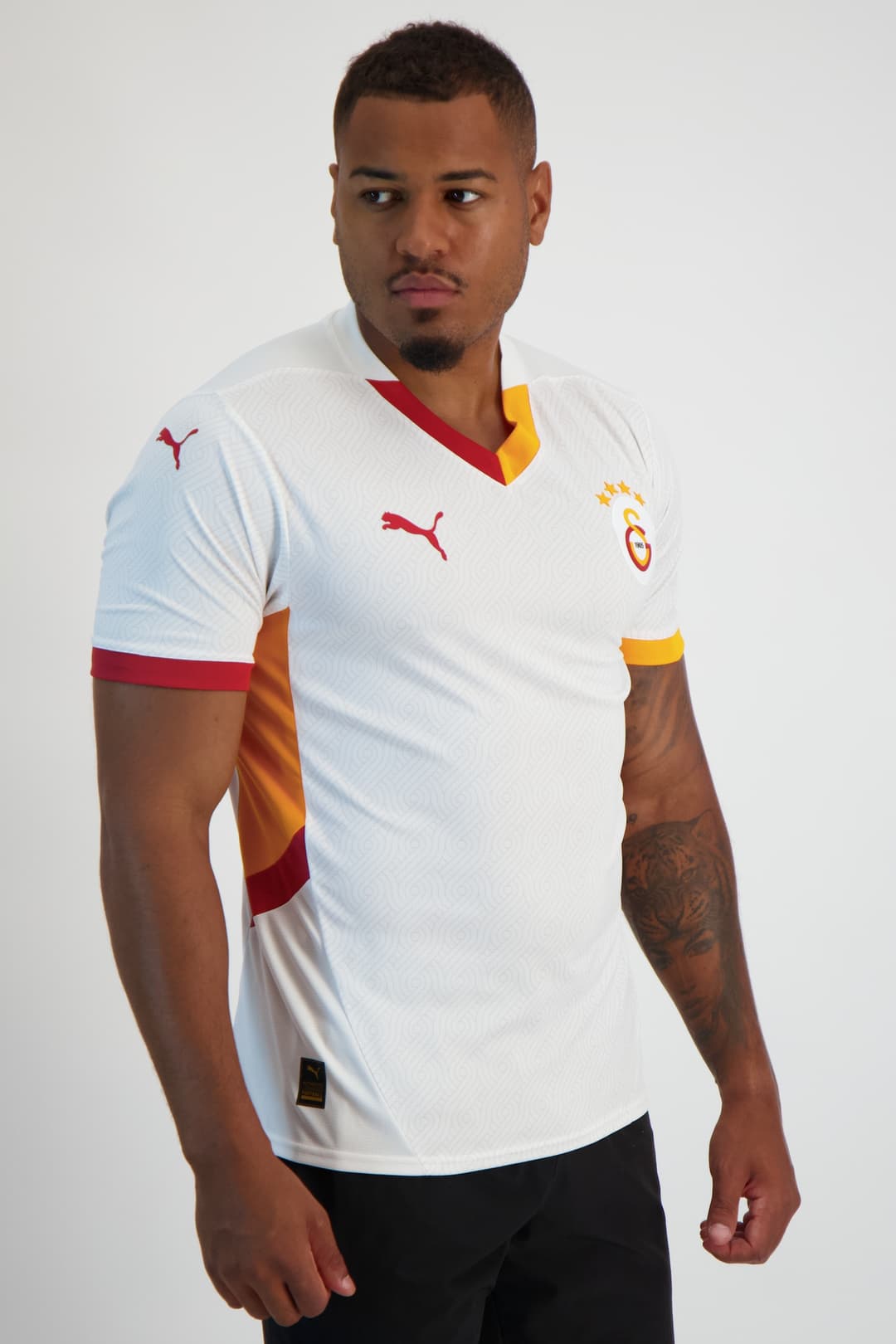 PUMA Galatasaray Away Replica Herren Fussballtrikot 24/25 ohne Sponsor Weiss, Herren, Größe: S