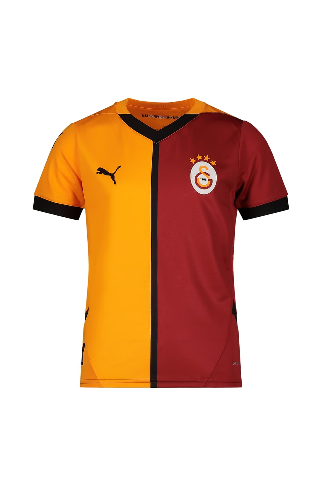 PUMA Galatasaray Istanbul Home Replica Kinder Fussballtrikot 24/25 ohne Sponsor Orange, , Größe: 164
