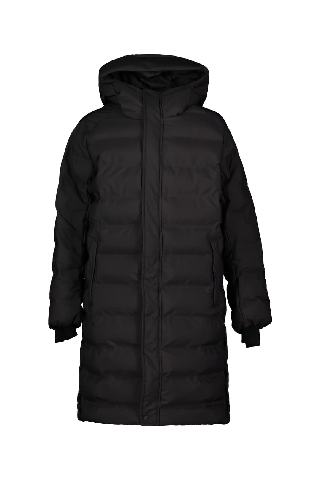 Color Kids Quilt Long Kinder Wintermantel Schwarz, , Größe: 128