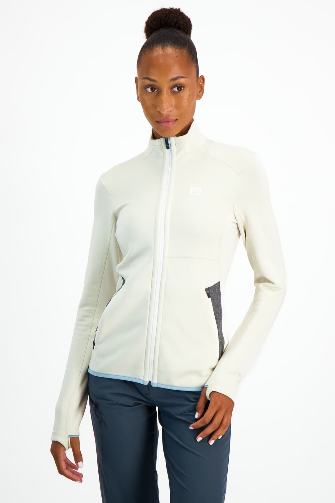 Ortovox Fleece Damen Midlayer Weiss, Damen, Größe: L
