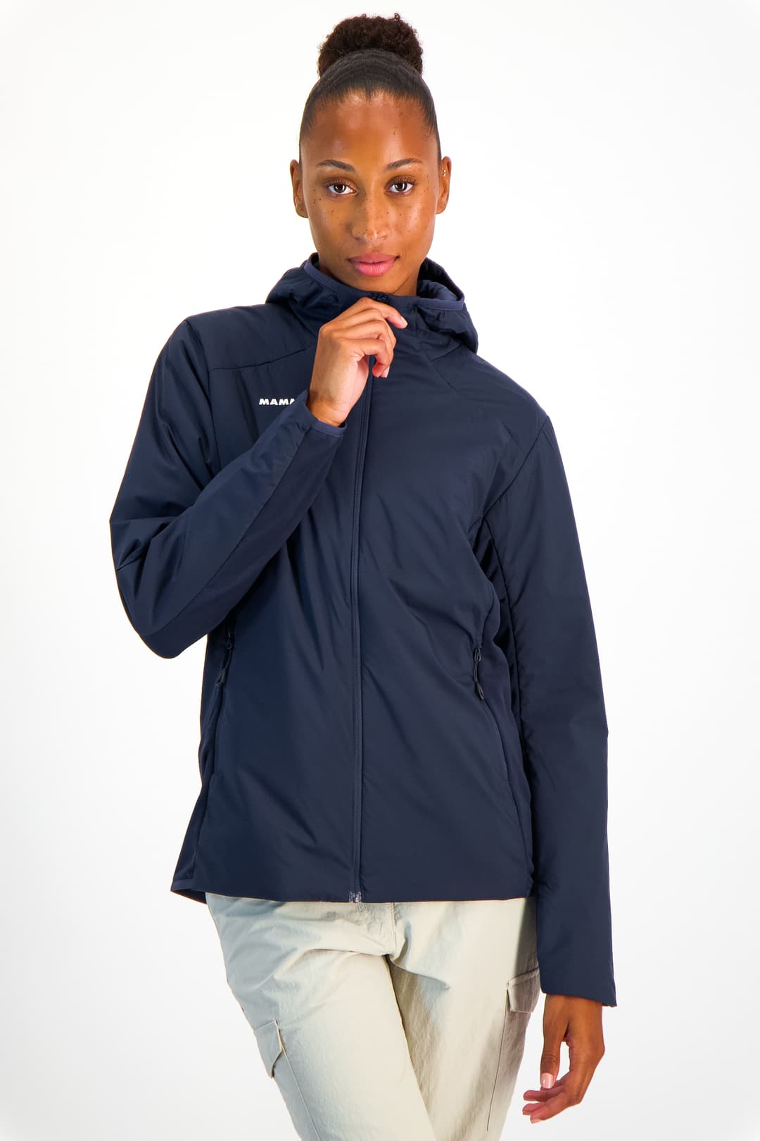 MAMMUT Rime Light Flex Hooded Damen Midlayer Blau, Damen, Größe: L