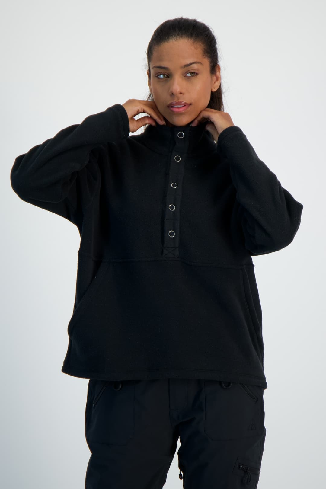 BEACH MOUNTAIN Damen Midlayer Schwarz, Damen, Größe: 42