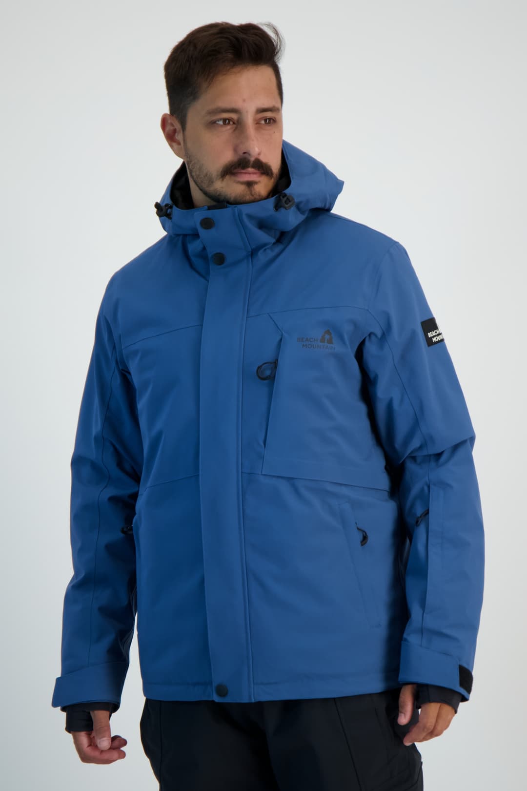 BEACH MOUNTAIN Herren Snowboardjacke Blau, Herren, Größe: XXL