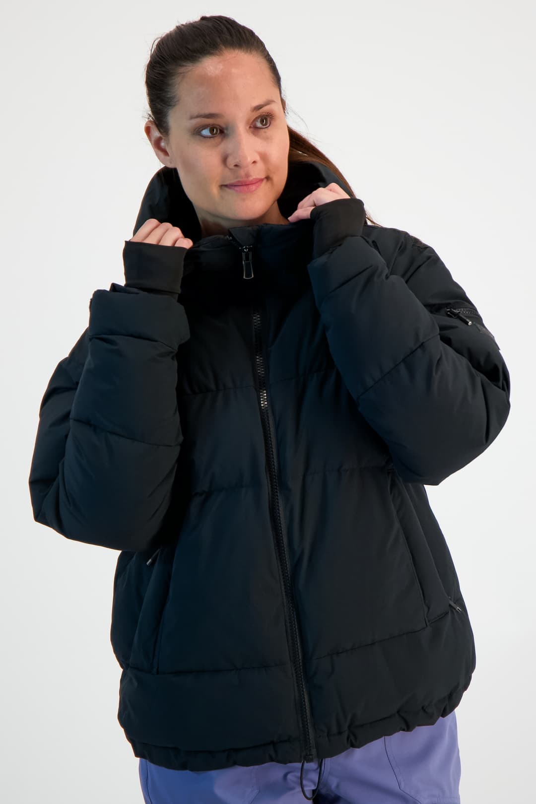 Roxy Alofted Damen Ski-/Snowboardjacke Schwarz, Damen, Größe: XL
