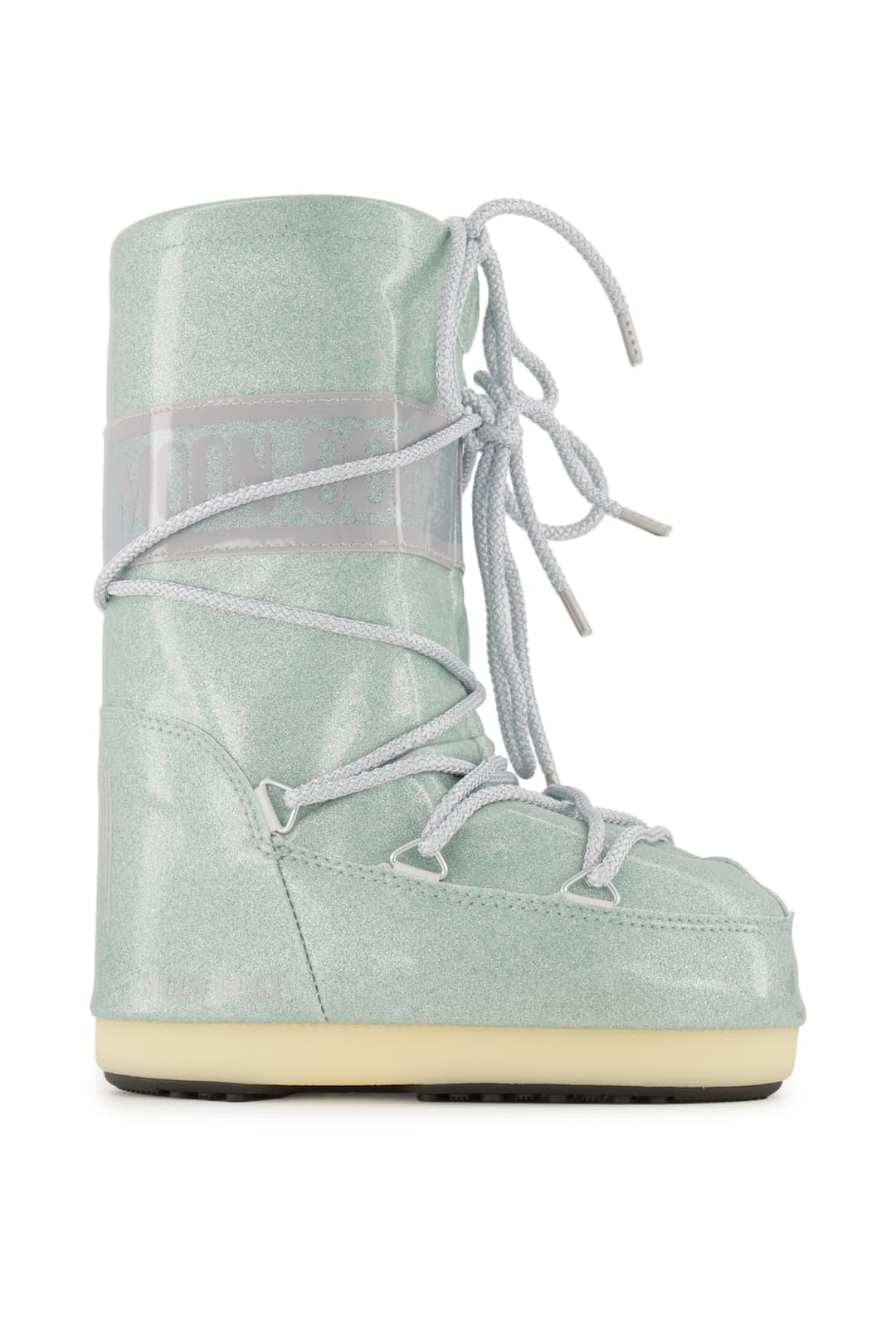 Moon Boot Icon Glitter Kinder Winterboot Blau, , Größe: 27/30