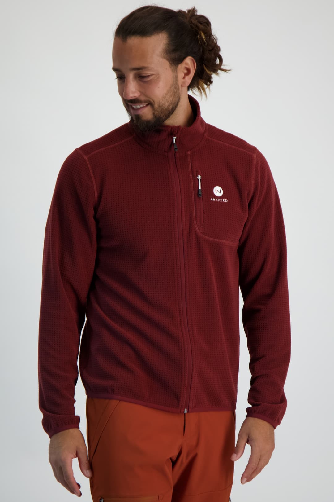 46 NORD Herren Midlayer Rot, Herren, Größe: S