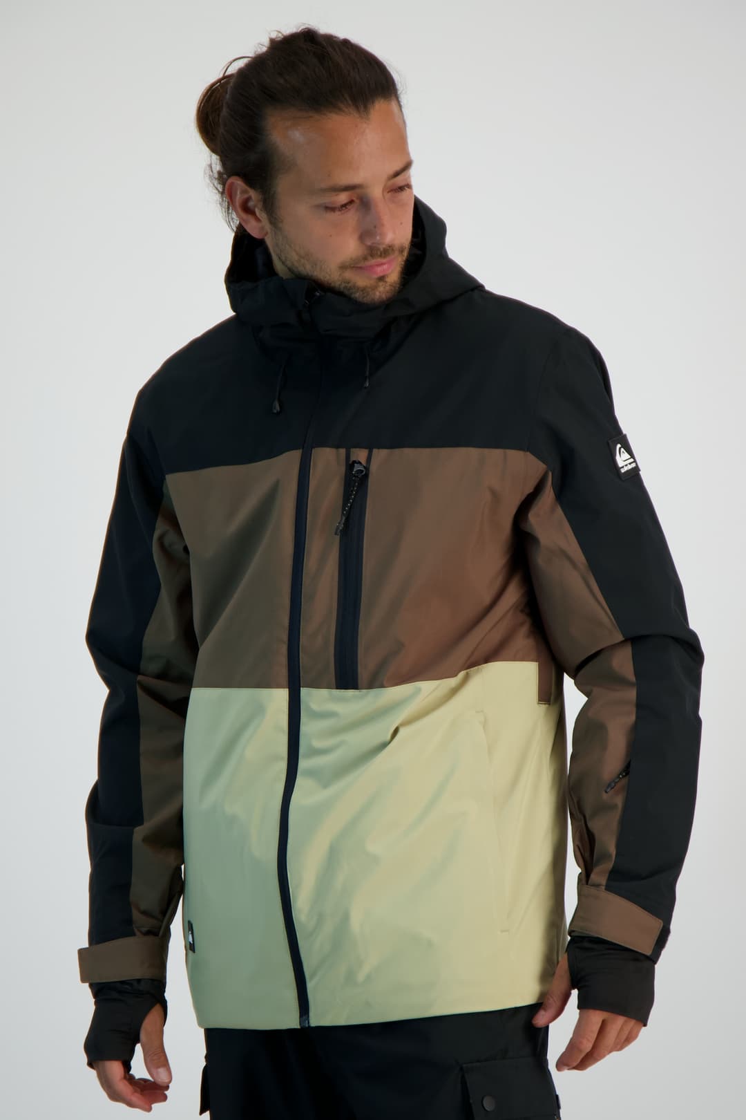 Quiksilver Sycamore Herren Ski-/Snowboardjacke Schwarz, Herren, Größe: XXL