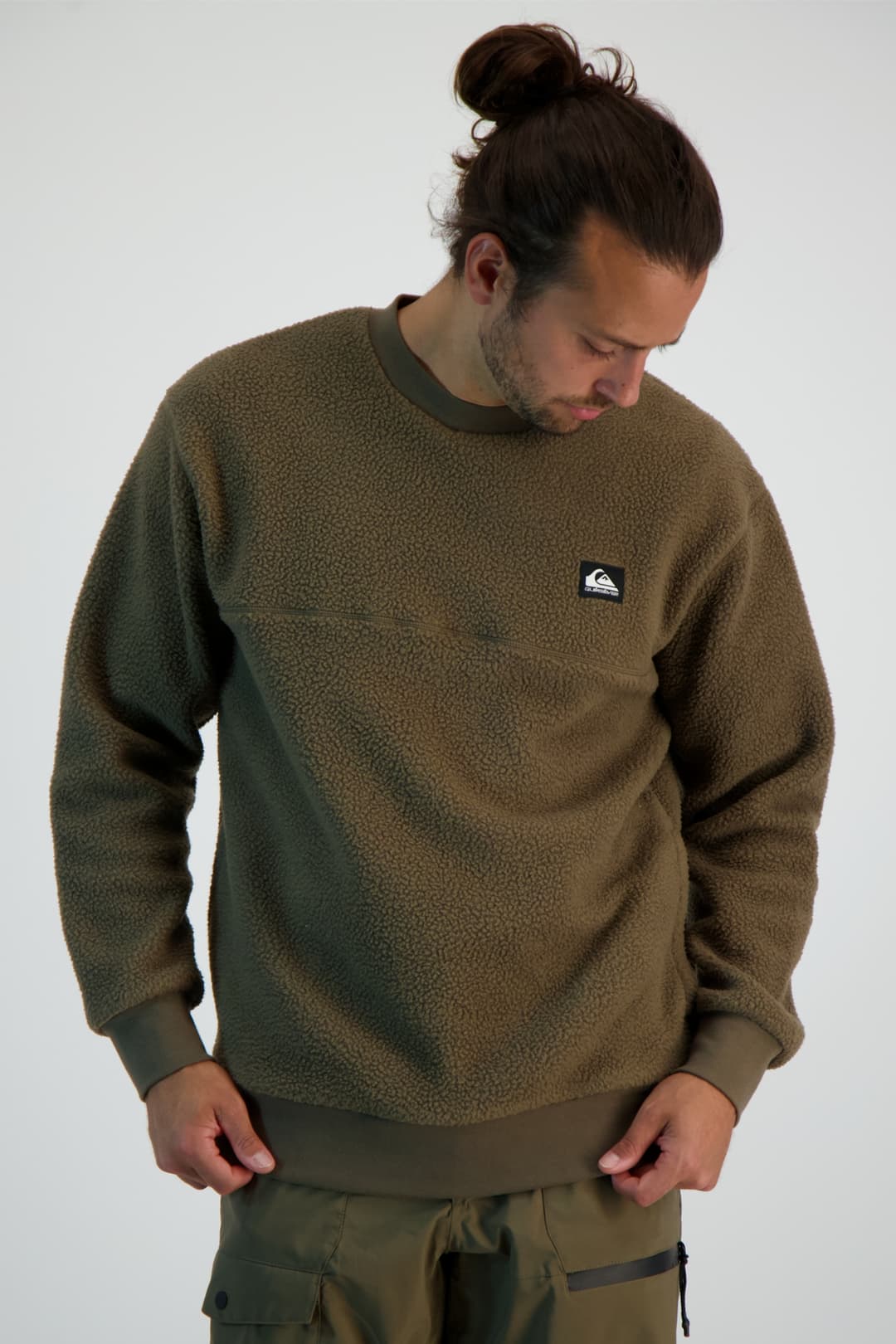 Quiksilver Clean Coast Herren Pullover Beige, Herren, Größe: XL