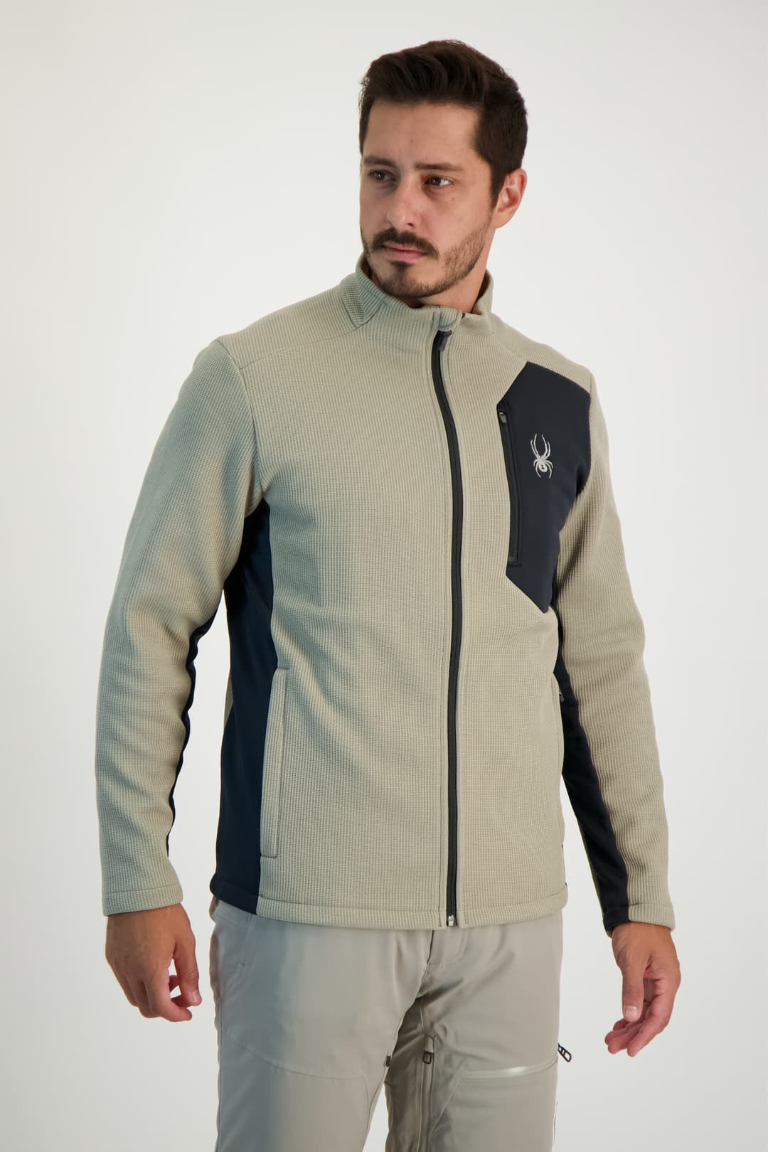 Spyder Bandit Herren Midlayer Beige, Herren, Größe: S