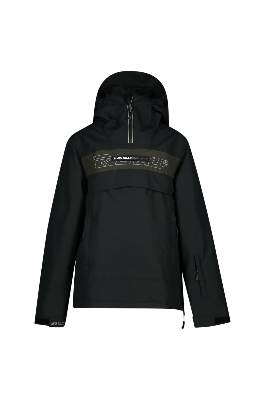Rehall DENNIZ-R Jungen Ski-/Snowboardjacke Schwarz, , Größe: 128