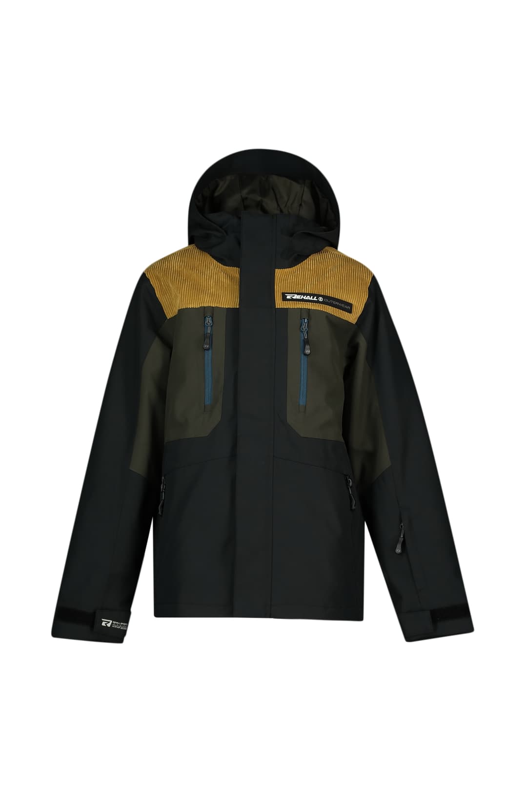 Rehall ROBBY-R Jungen Ski-/Snowboardjacke Schwarz, , Größe: 128