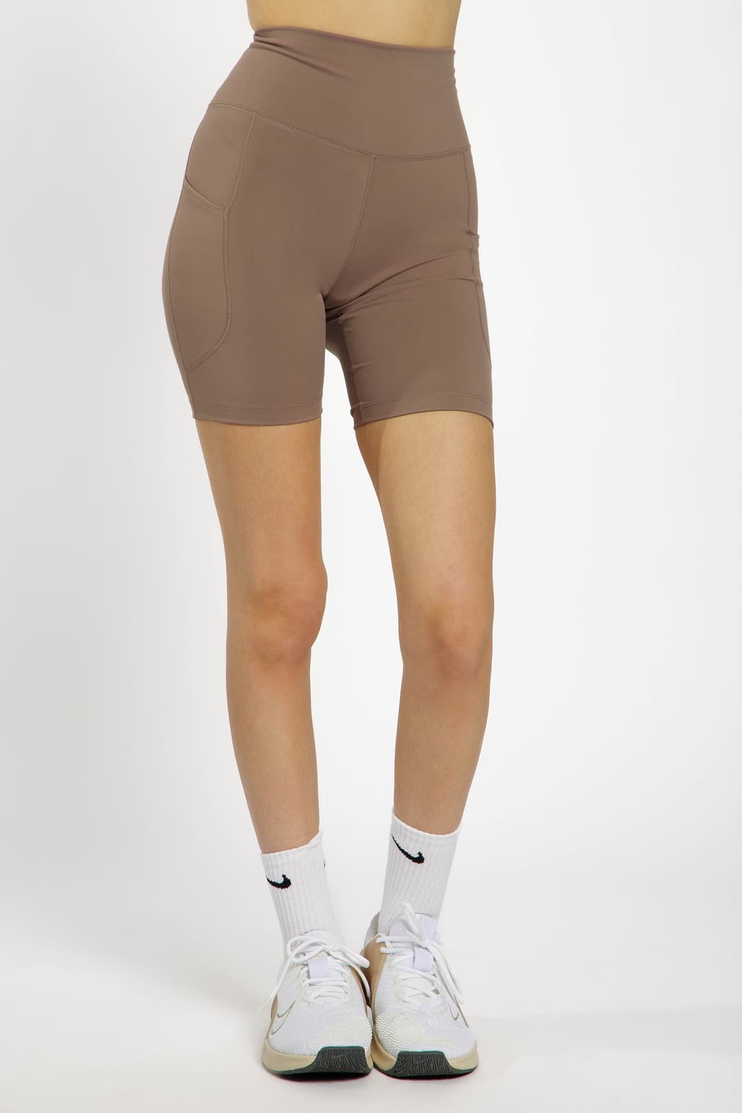 Nike One 8" Damen Short Braun, Damen, Größe: XS