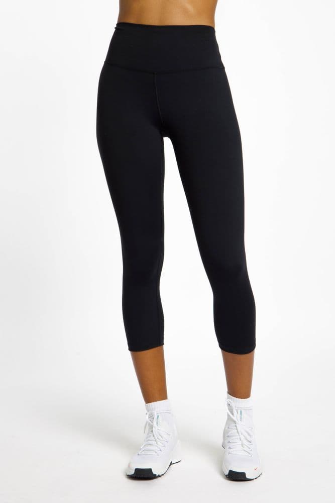 Nike One Crop Damen 3/4 Tight Schwarz, Damen, Größe: XS