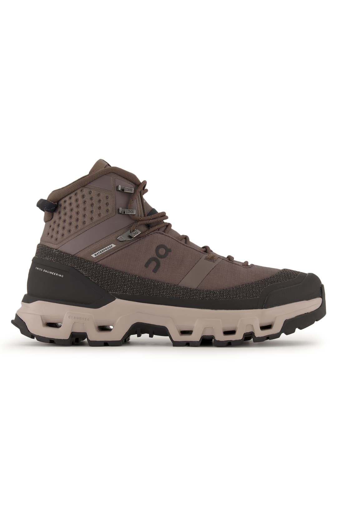 ON Cloudrock Trek Waterproof Herren Wanderschuh Braun, Herren, Größe: 10 1/2
