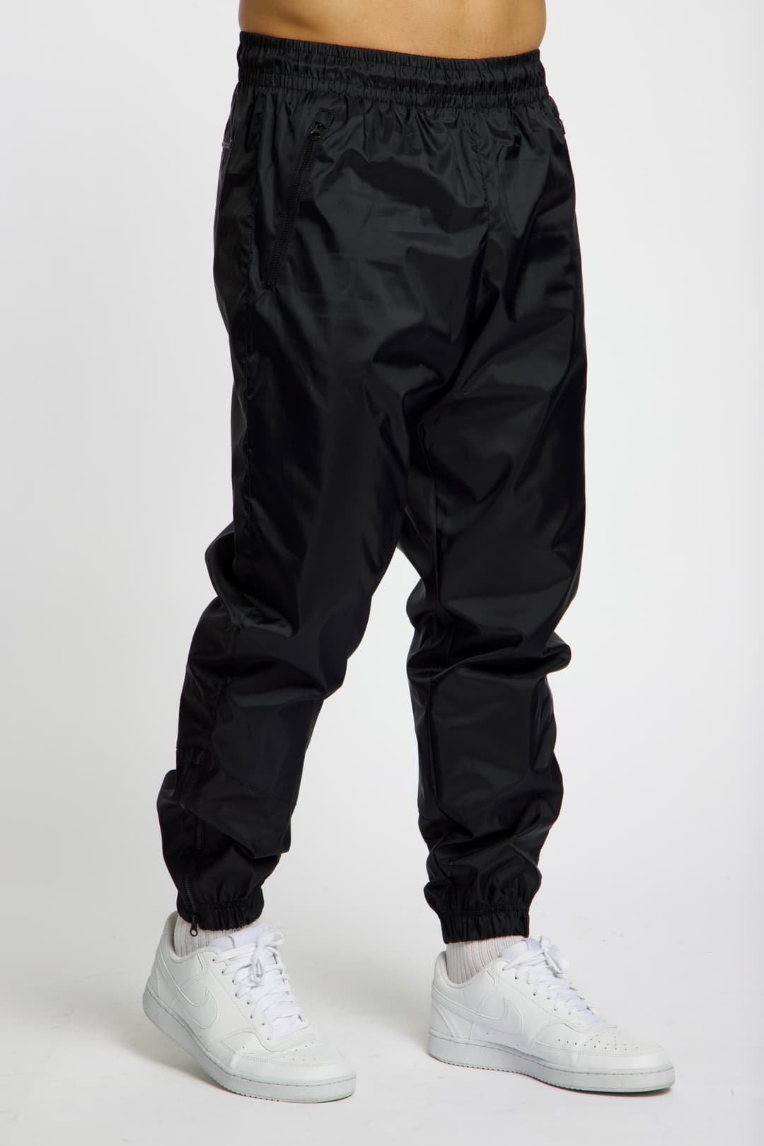 Nike Windrunner Herren Trainerhose Schwarz, Herren, Größe: M
