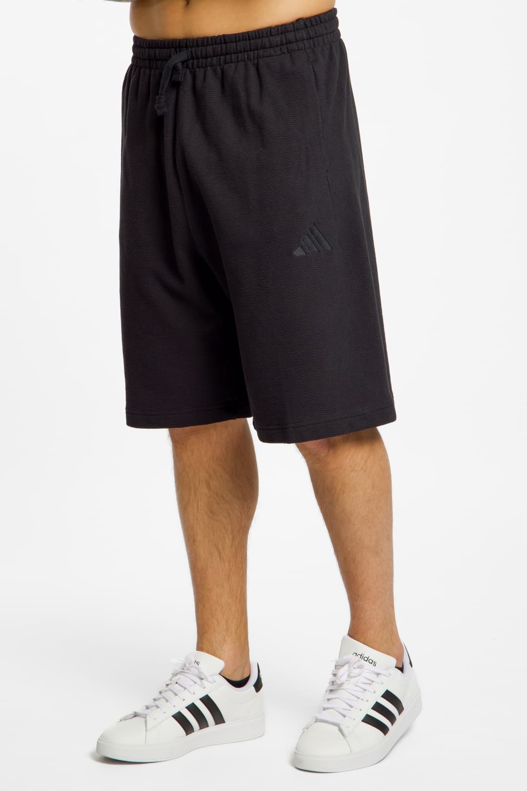 adidas Elevated ALL SZN Cloud Jersey Herren Short Schwarz, Herren, Größe: M
