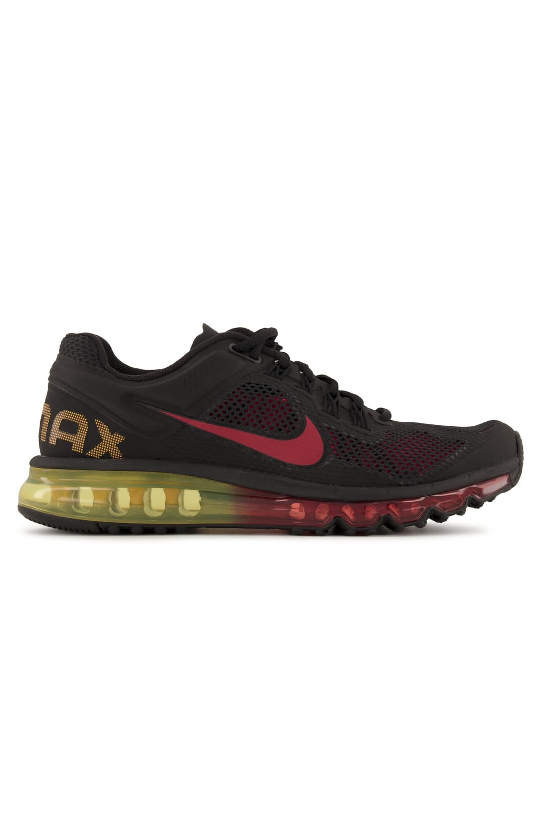 Nike Air Max 2013 Herren Sneaker Schwarz, Herren, Größe: 8