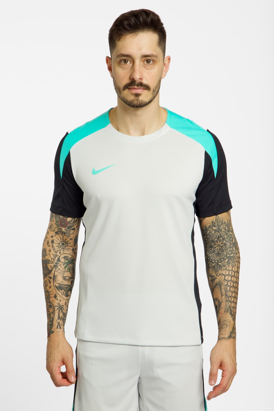 Nike Dri-FIT Strike Herren T-Shirt Weiss, Herren, Größe: XL