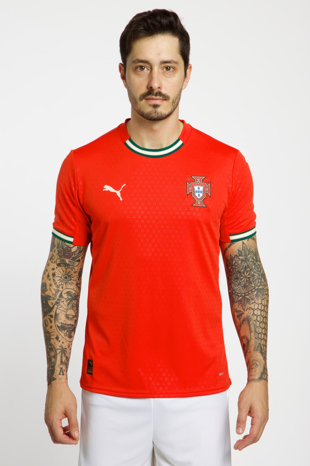 PUMA Portugal Home Replica Herren Fussballtrikot 2025 Rot, Herren, Größe: XL
