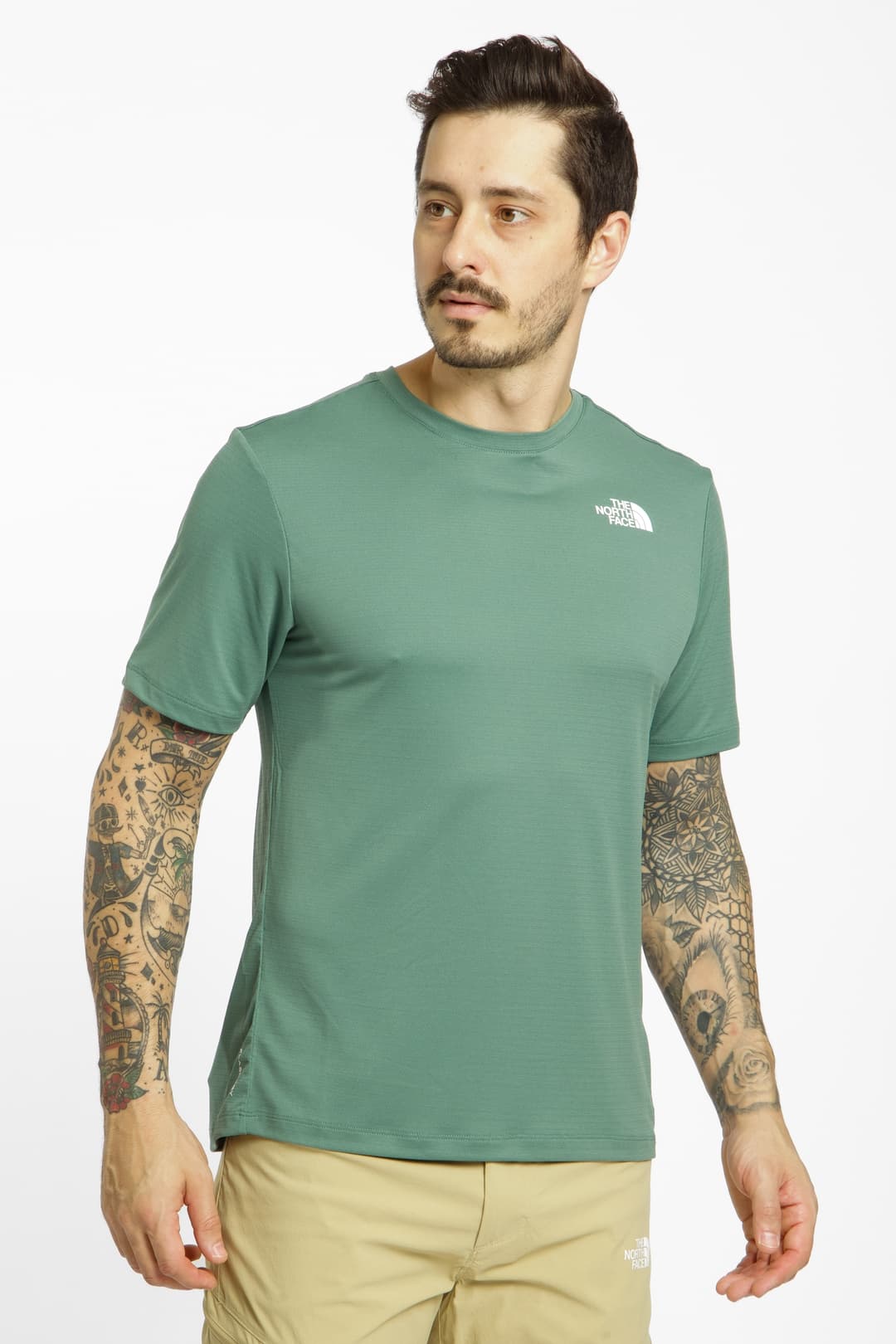 The North Face NSE 24/7 Box Herren T-Shirt Grün, Herren, Größe: S