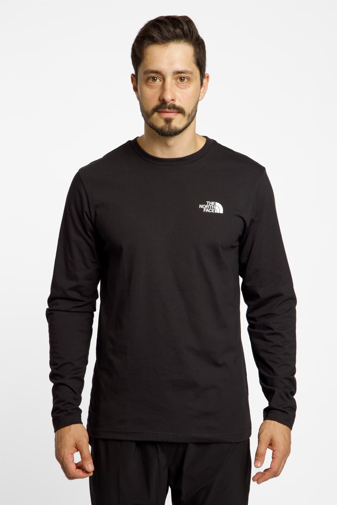 The North Face Simple Dome Herren Longlseeve Schwarz, Herren, Größe: XL