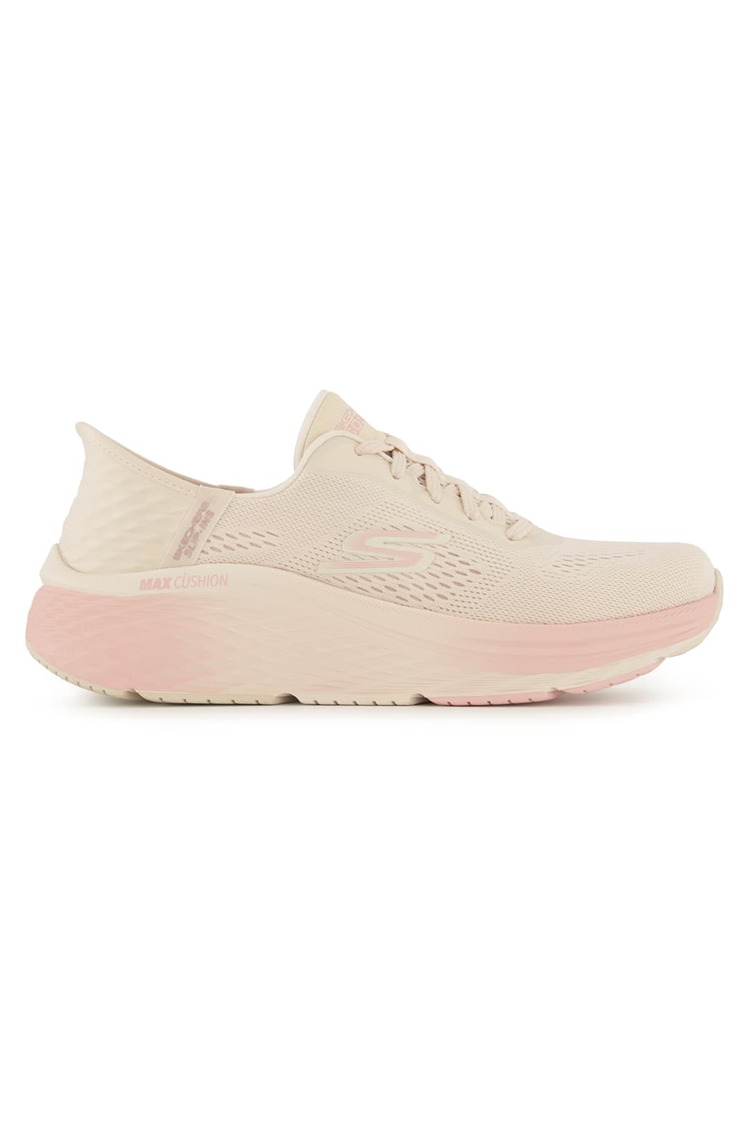 Skechers Slip-ins: Max Cushioning Elite 2.0 Damen Sneaker Beige, Damen, Größe: 39