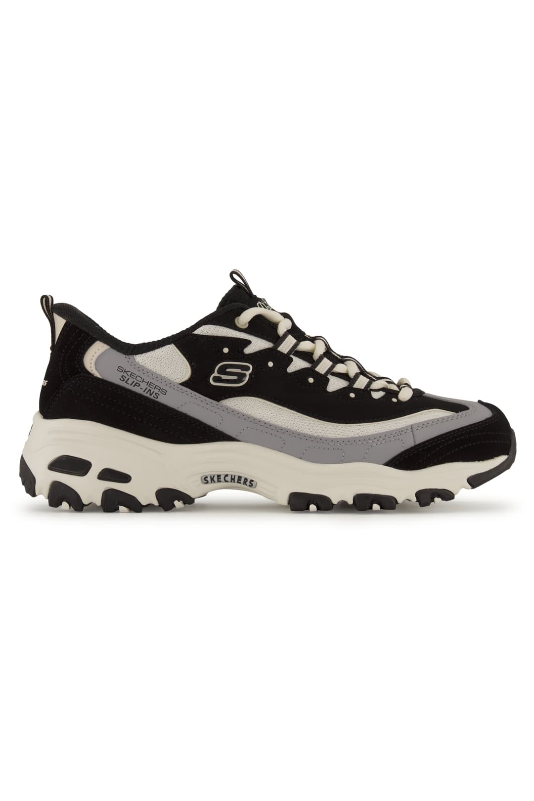 Skechers D'Lites Damen Sneaker Schwarz, Damen, Größe: 40