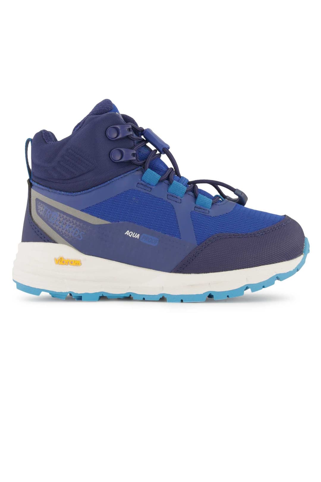 Trollkids Skarvan Hiker Mid XT Kinder Wanderschuh Blau, , Größe: 36