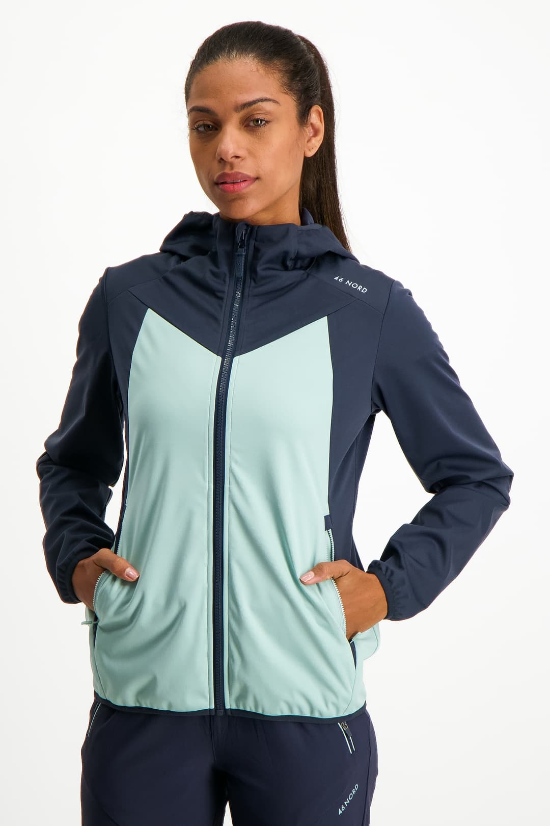 46 NORD Performance Damen Softshelljacke Blau, Damen, Größe: 40