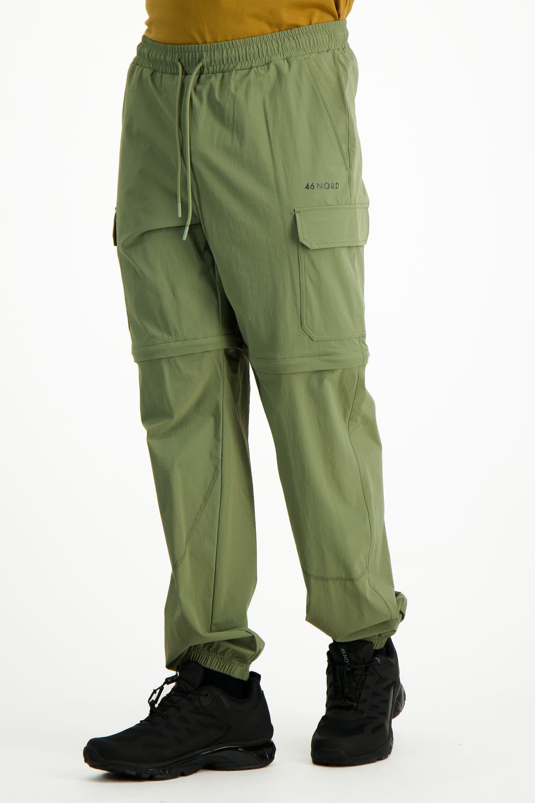46 NORD Zip-Off Herren Wanderhose Grün, Herren, Größe: 54