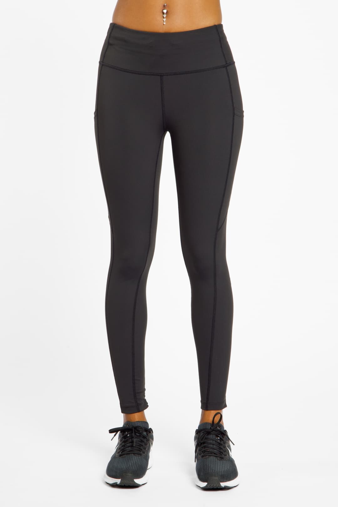 POWERZONE Damen Tight Schwarz, Damen, Größe: XS