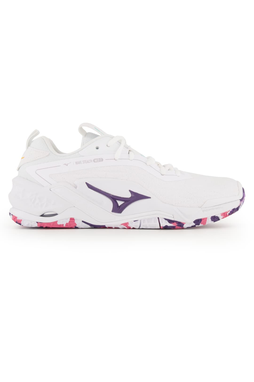 Mizuno Wave Stealth Neo 2 Damen Hallenschuh Weiss, Damen, Größe: 4 1/2