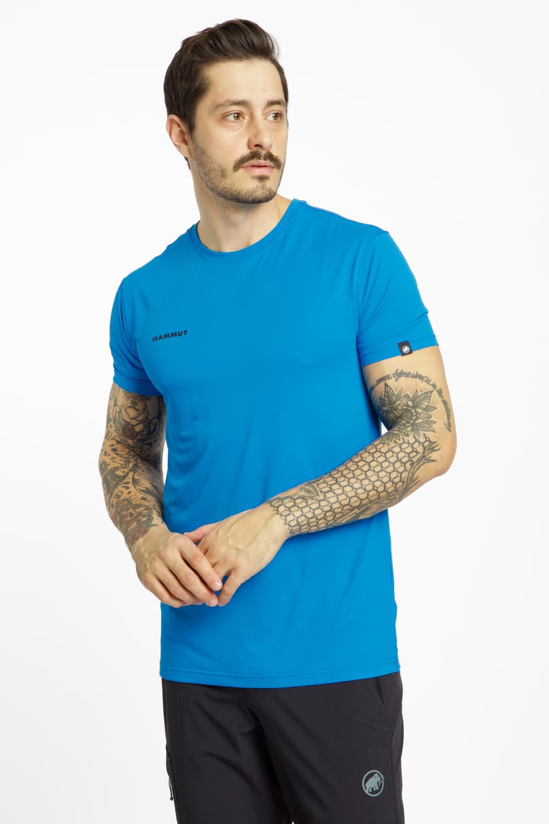 MAMMUT Massone Sport Herren T-Shirt Blau, Herren, Größe: S