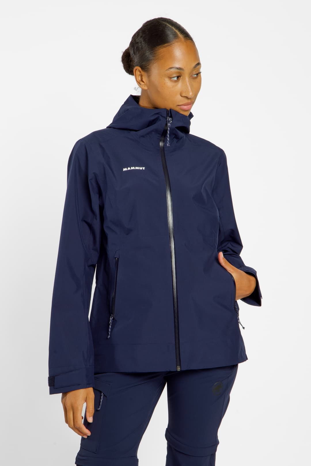 MAMMUT Alto Light Hooded Damen Outdoorjacke Blau, Damen, Größe: L