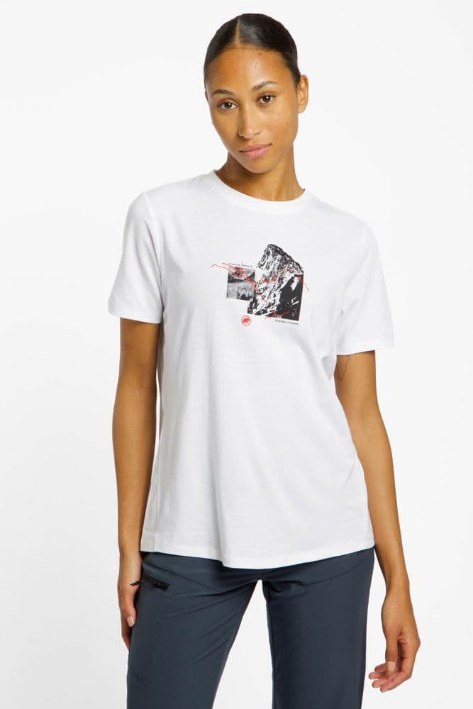 MAMMUT Mountain 4208m Damen T-Shirt Weiss, Damen, Größe: M