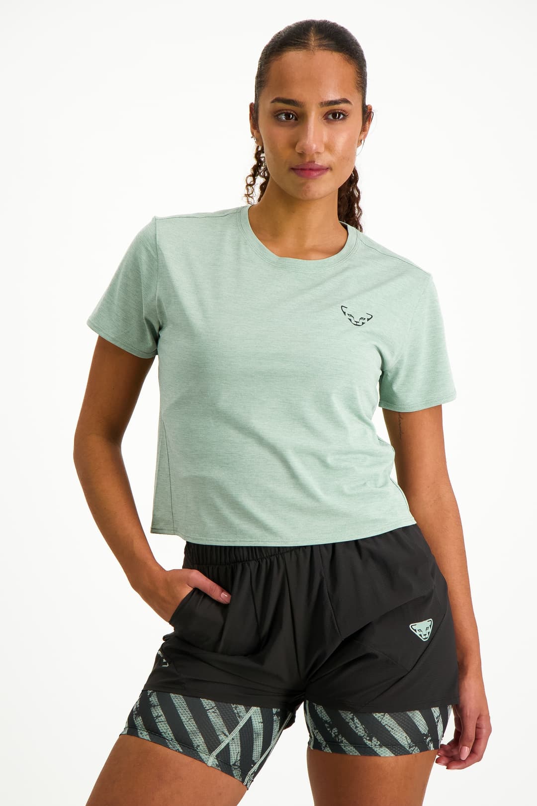 Dynafit Trail Damen T-Shirt Grün, Damen, Größe: XL