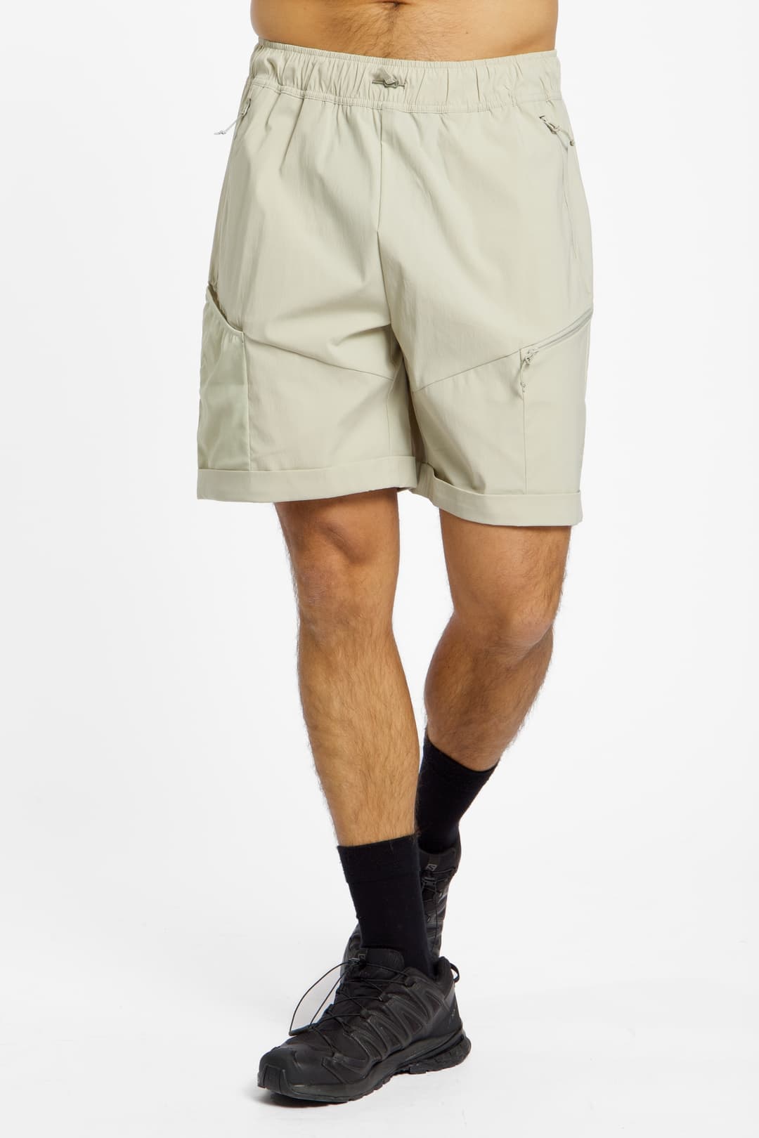 Odlo Essentials Cargo Herren Wandershort Beige, Herren, Größe: L