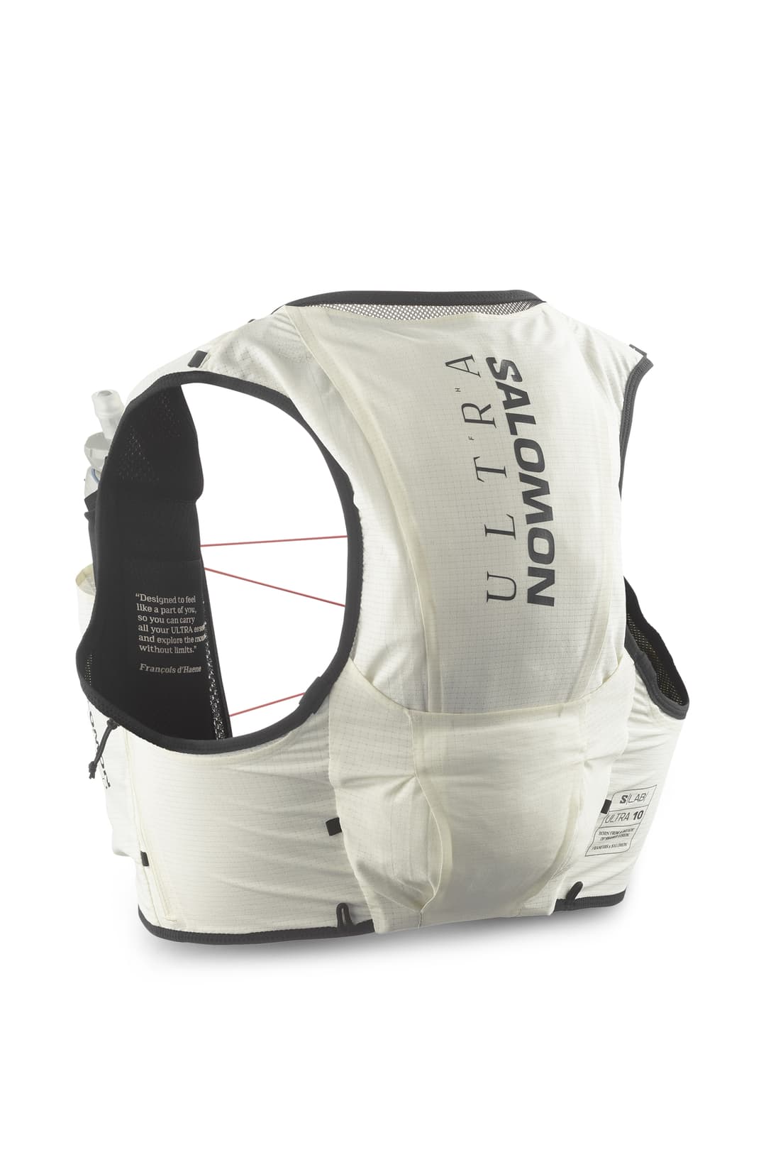 Salomon S/LAB Ultra Set 10 L Laufrucksack Weiss, Herren, Größe: L