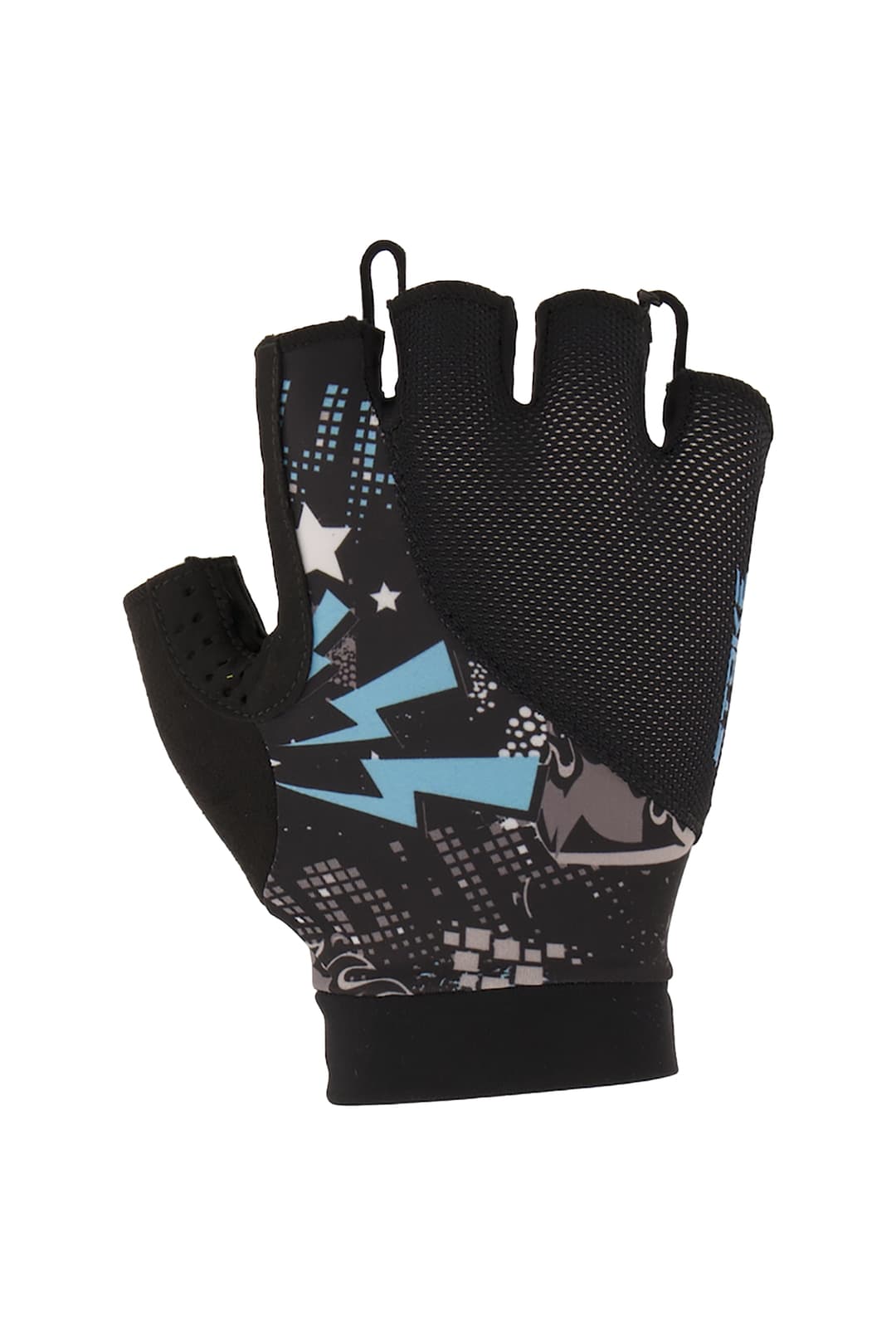 Stoke Half Finger Kinder Bikehandschuh Schwarz, ,, Größe: M