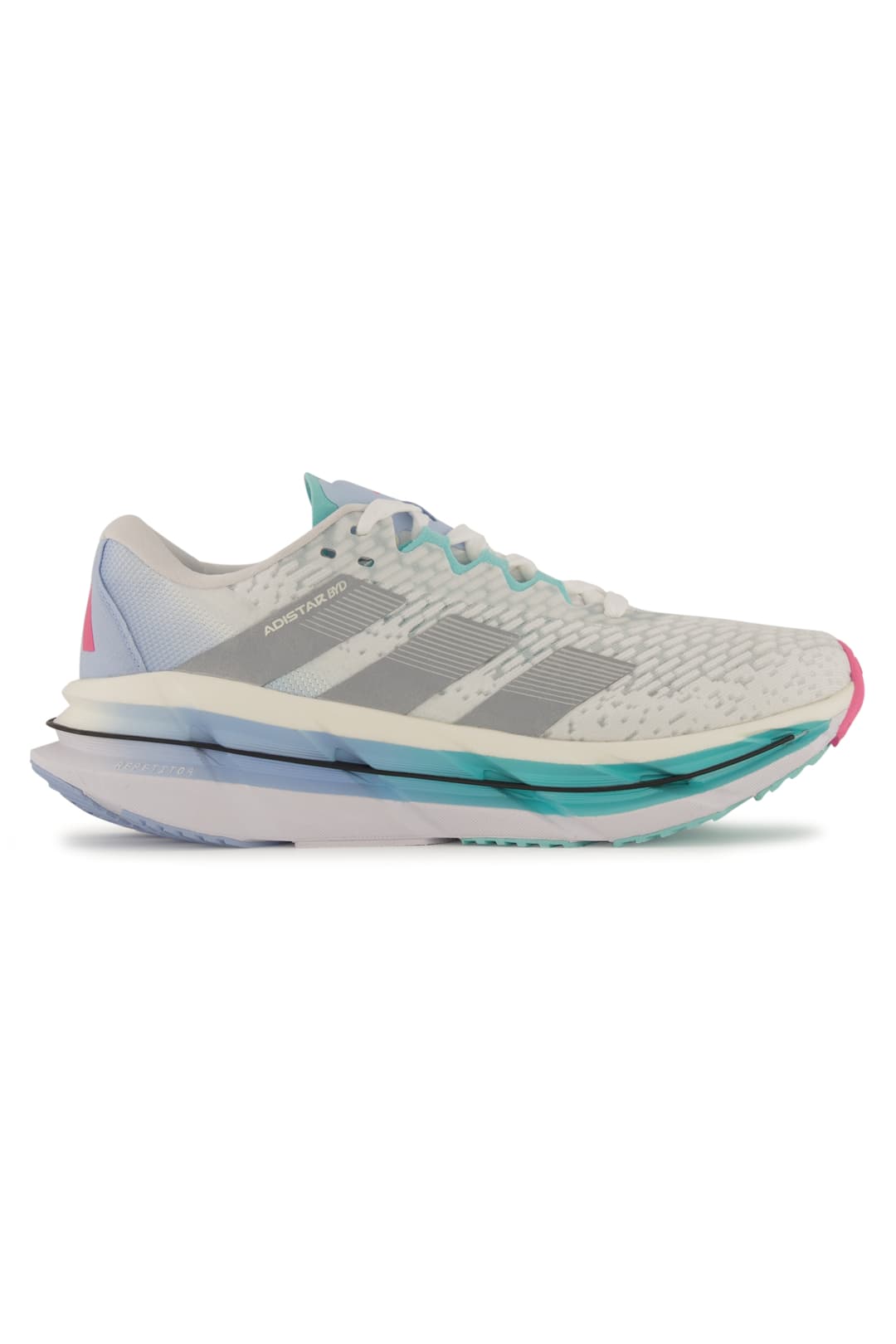 adidas Adistar Byd Damen Laufschuh Weiss, Damen, Größe: 3 1/2