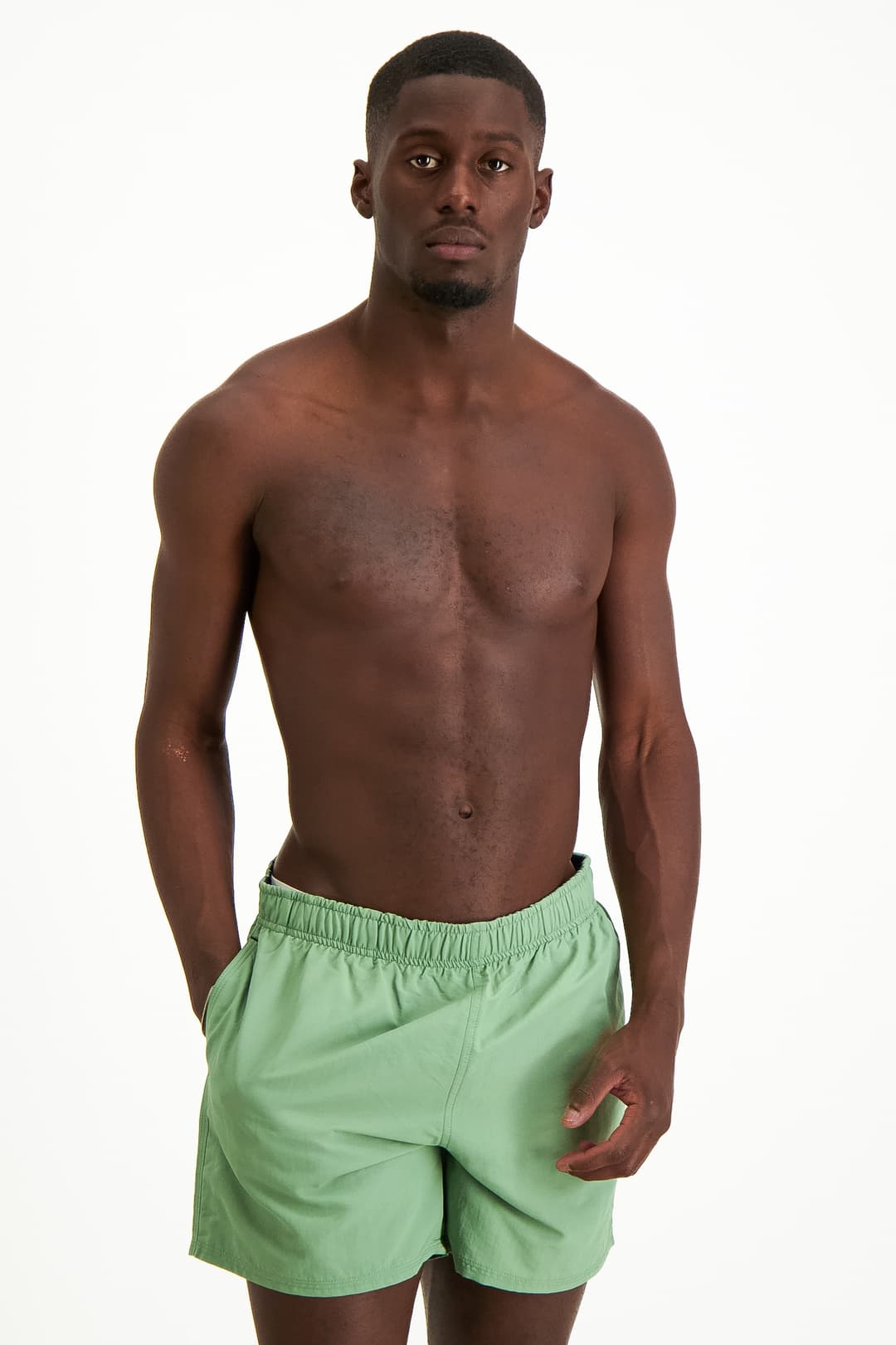 BEACH MOUNTAIN Herren Badeshort Grün, Herren, Größe: XL