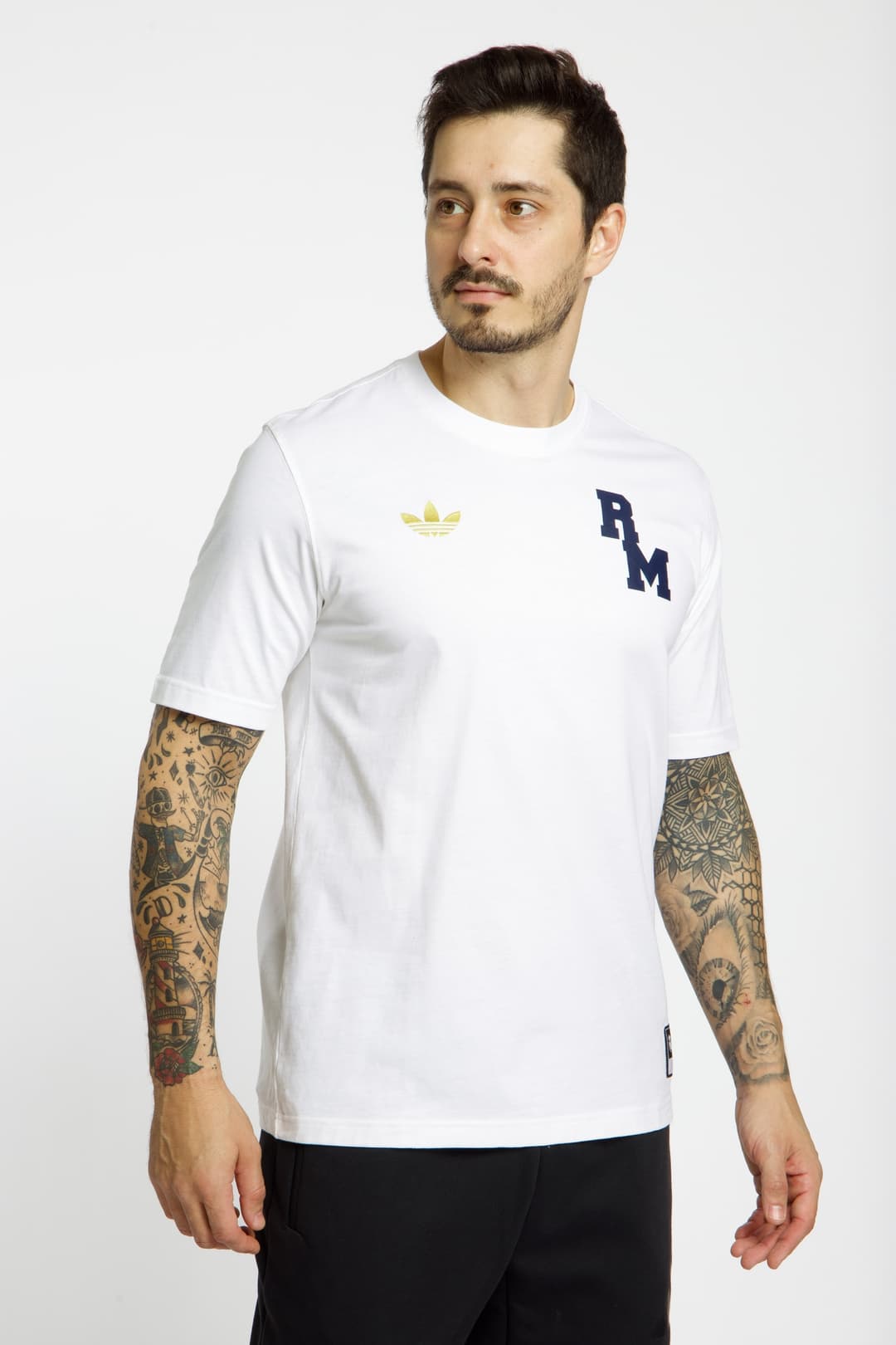 adidas Real Madrid VRCT Herren T-Shirt Weiss, Herren, Größe: S