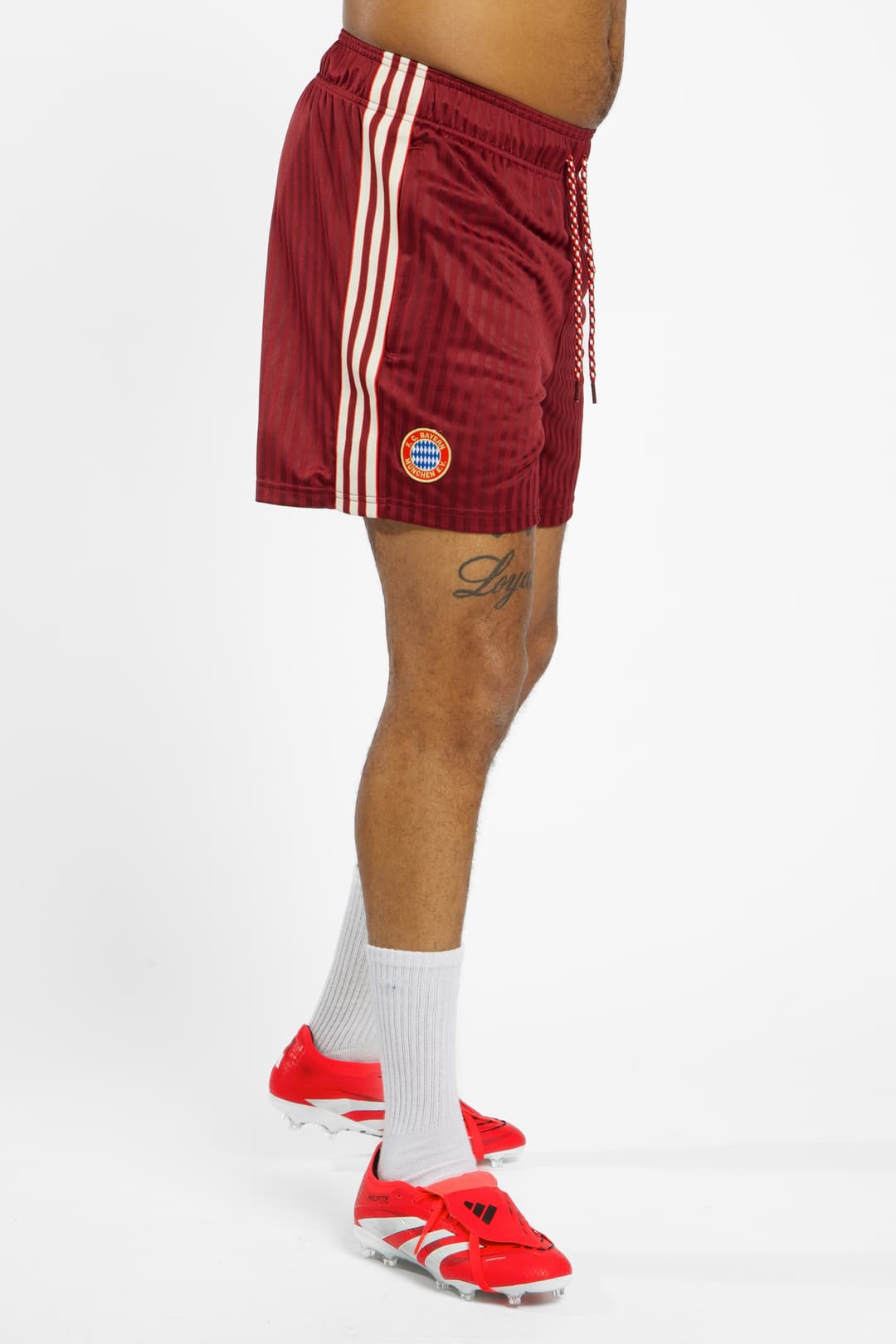 adidas FC Bayern München Icon Herren Short Rot, Herren, Größe: S