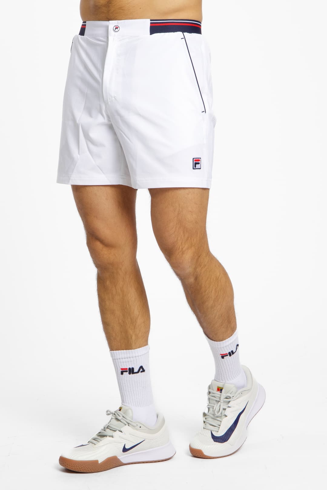 FILA Stephan Herren Tennisshort Weiss, Herren, Größe: M