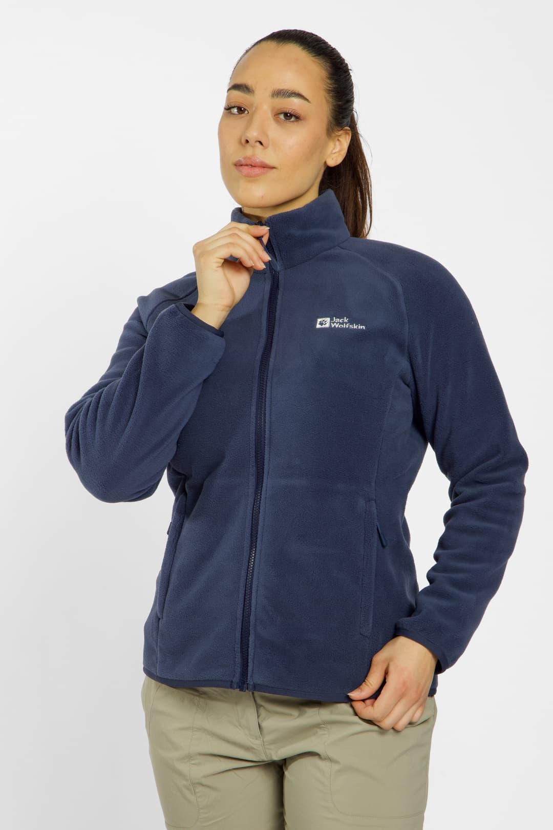 Jack Wolfskin Moonrise Damen Midlayer Blau, Damen, Größe: XXL