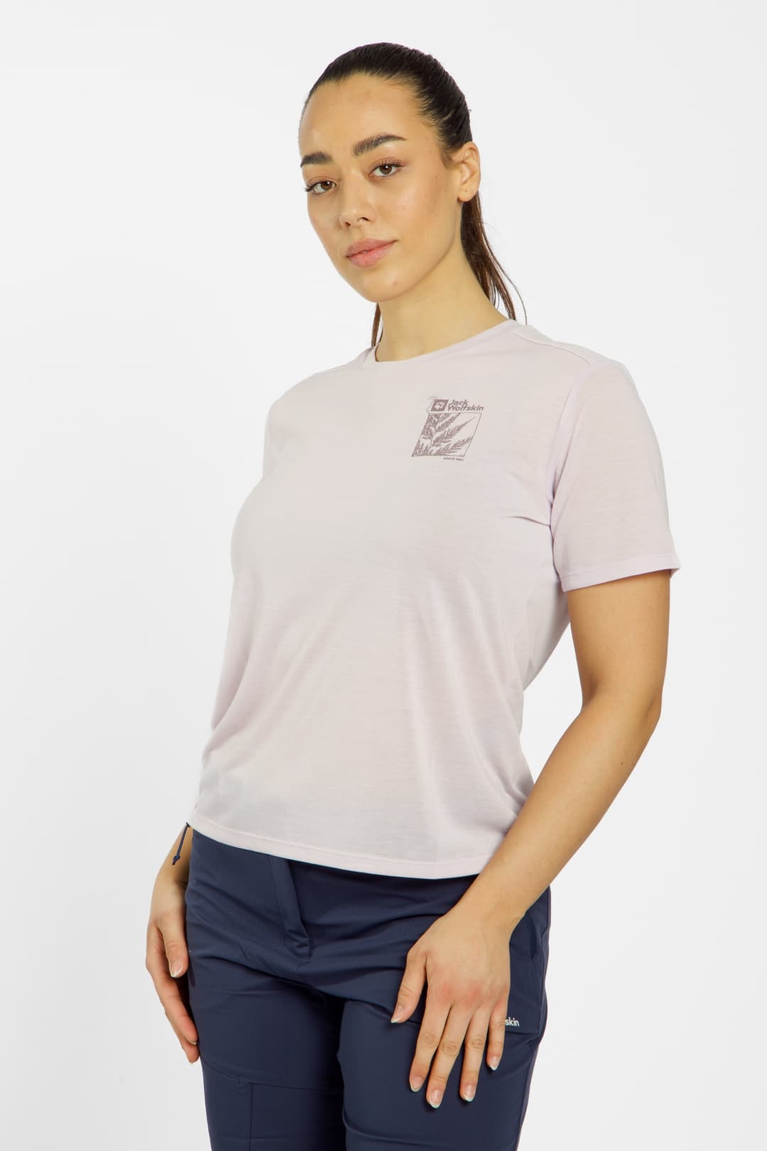 Jack Wolfskin Vonnan Damen T-Shirt Lila, Damen, Größe: M